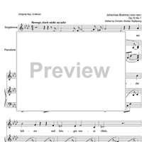 Alte Liebe Op.72 No. 1