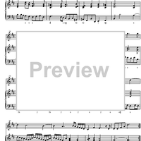Sonata D Major - Score