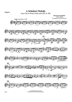 A Schubert Melody - Violin 2