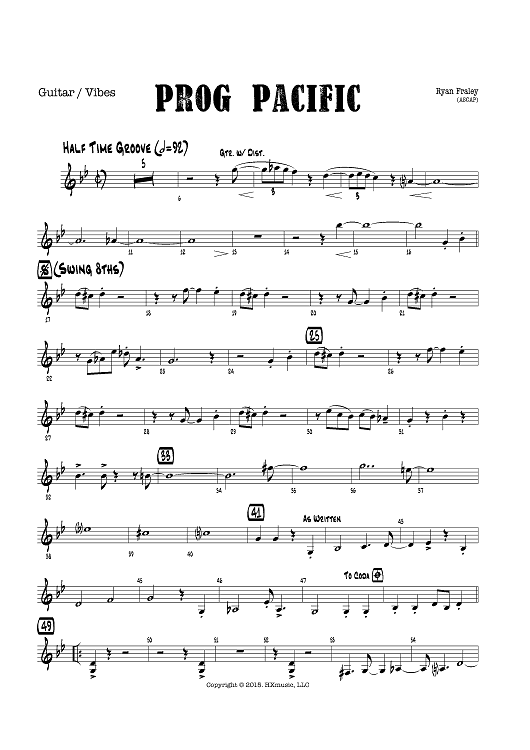 Prog Pacific - Guitar / Vibes