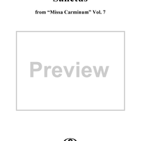 Missa Carminum: Sanctus