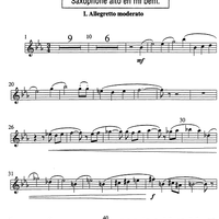 Divertissement - E-flat Alto Saxophone