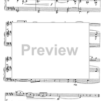 Quatre Morceaux d'Eglise - Score