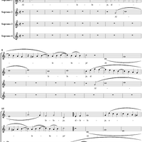 Alleluja, four voice canon in C Major, K553