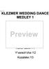 Klezmer Wedding Dance Medley No. 1