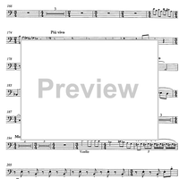 Konzert for horn and string orchestra op.107 [set of parts] - Double Bass