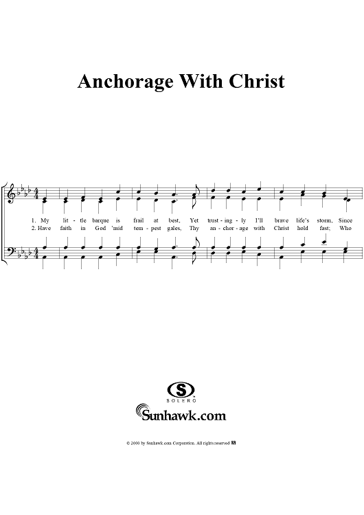 Anchorage With Christ
