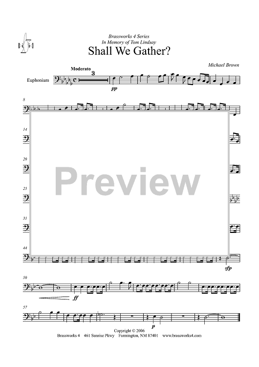 Shall We Gather? - Euphonium BC