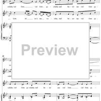 "Er kennt die rechten Freudenstunden", Duet, No. 4 from Cantata No. 93: "Wer nur den lieben Gott lässt walten" - Piano Score