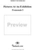 Promenade 5:  Allegro Giusto, nel modo russico, poco sostenuto