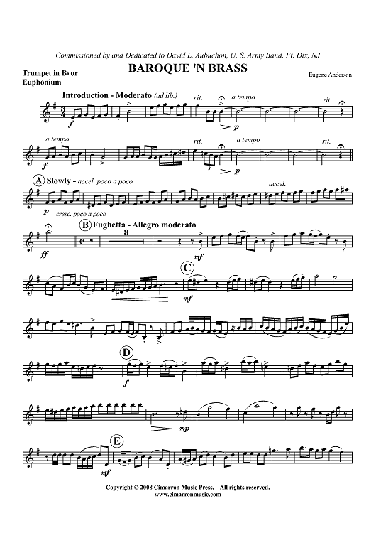 Baroque 'n Brass - Trumpet/Euphonium