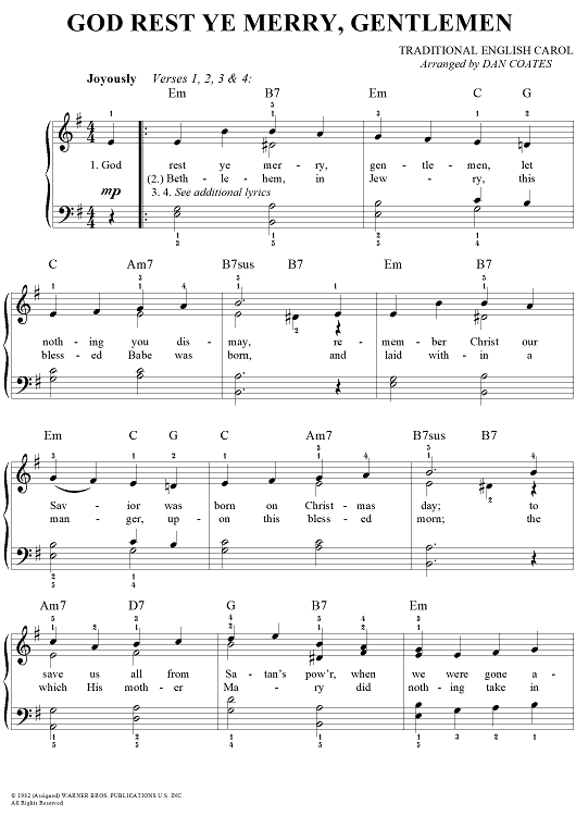 God Rest Ye Merry, Gentlemen