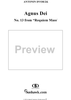 Requiem Mass, op. 89, no. 13:  Agnus Dei