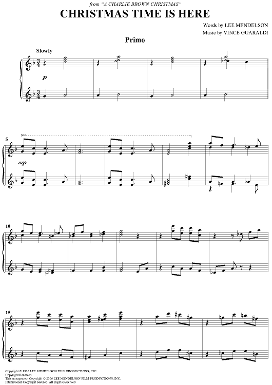 Christmas Time Is Here