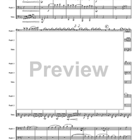 Chaconne And Dance - Score