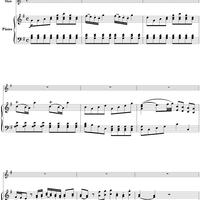 Flute Concerto in G Major, Allegro - Piano