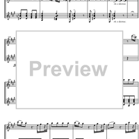 Sonata A Major - Score