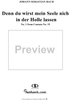 Cantata No. 15: "Denn du wirst meine Seele nicht in der Hölle," BWV15 - Full Score