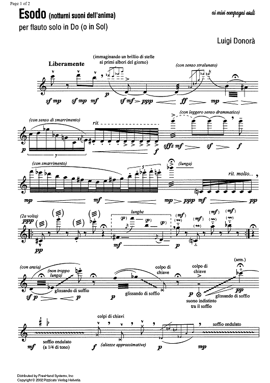 Esodo (notturni suoni dell'anima)