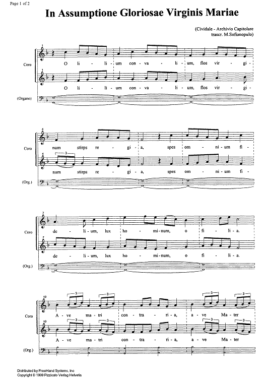 In Assumptione Gloriosae Virginis Mariae