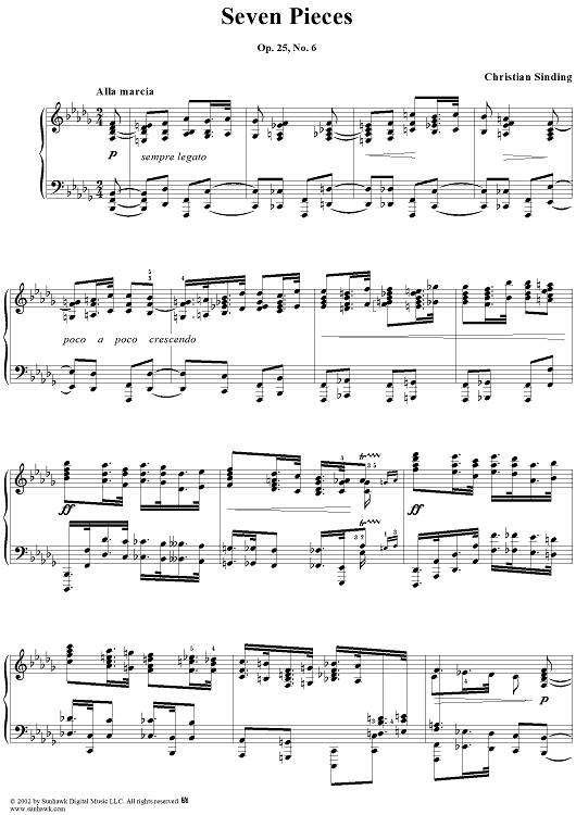 Seven Pieces, Op. 25 Heft II, No.6