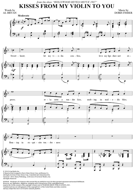 Kisses From My Violin to You