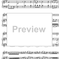 Sonata No. 7 A Major KV12 - Score