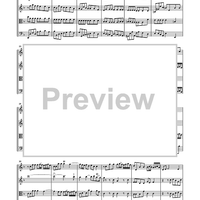 Water Music Suites - Score