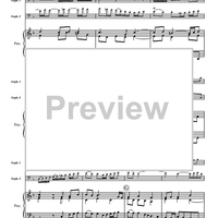 Trio Sonata I, BWV 1039 - Piano Score