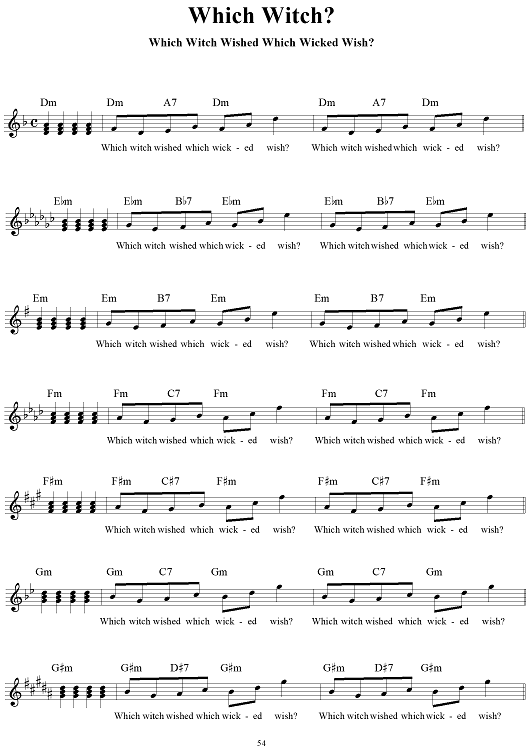 Singing Tongue Twisters, Section 10: Wh-Za