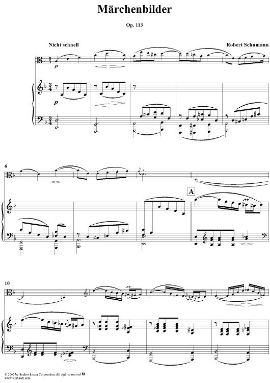 Märchenbilder - Piano Score