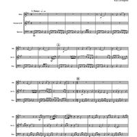 3 Short Pieces - Score