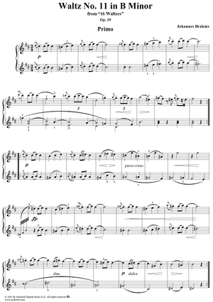 Waltz No. 11 in B Minor