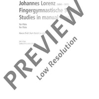 Studies in manual exercises