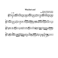 Wachet auf - Violin 2 (for Viola)
