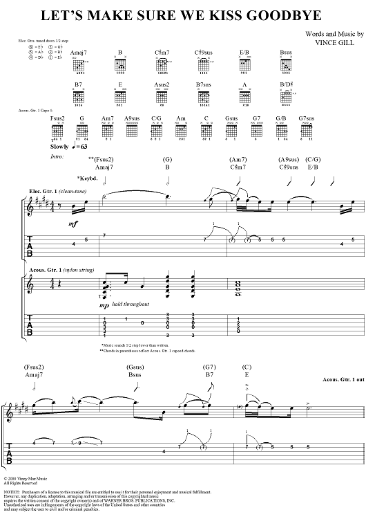 Let's Make Sure We Kiss Goodbye