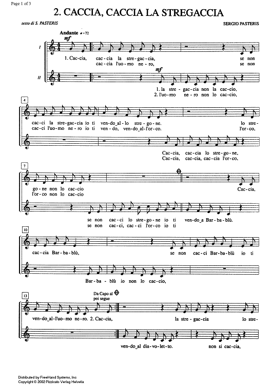 Caccia, caccia la stregaccia