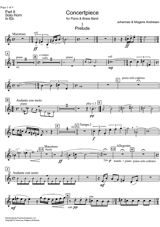 Concertpiece - Solo horn in E-flat