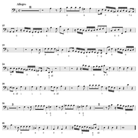 Concerto No. 5 in D Minor from "6 Concerti Grossi" - From "6 Concertos in 7 Parts" - Bass