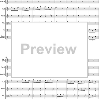 Presto - No. 5 from "Water Music Suite No. 1 in F" - HWV348 - Full Score