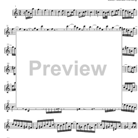 Three Part Sinfonia No.11 BWV 797 g minor - B-flat Clarinet 1