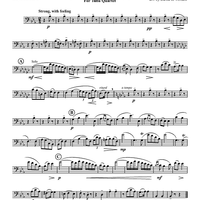 Piece in Folk Style - Euphonium 2 BC/TC