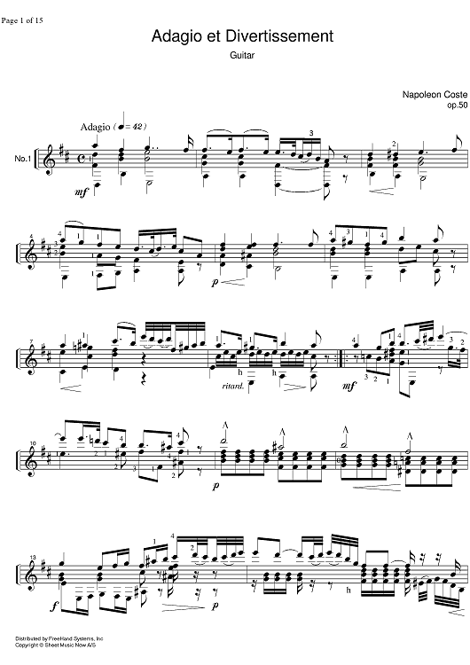 Adagio et Divertissement Op.50