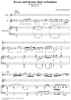 "Kreuz und Krone sind verbunden", Aria, No. 4 from Cantata No. 12: "Weinen, Klagen, Sorgen, Zagen" - Piano Score