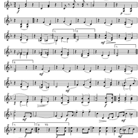 Bridal Waltz from A Folk Tale - B-flat Clarinet 3