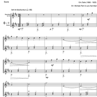 Gymnopedie No. 1 - Score