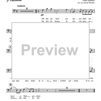 An Die Musik, D. 547 - Euphonium BC/TC