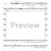 Two Madrigals, Vol. 8 - from Morley's "First Book of Madrigals to 4 Voices" (1594) - Trombone 3