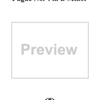 Fugue no. 4 in B Minor