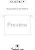 Cold Gin